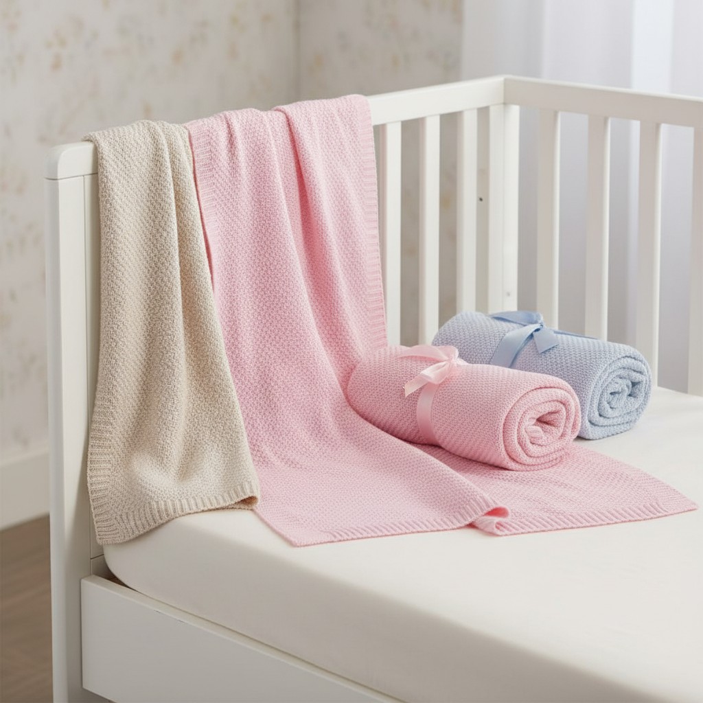 Cute & Co GP-25-1281 Pink = 5035320425818, Sky = 5035320625812, Taupe = 5035320225814 CC25-1281 Bamboo Rolled Wrap (Choose Colour)