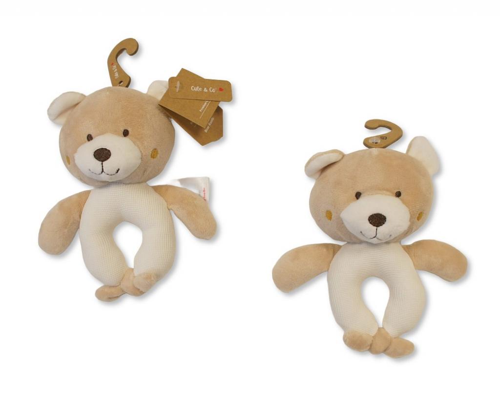 Cute & Co PT-26-0005 5035320260051 CC26-0005 Bear Ring Rattle