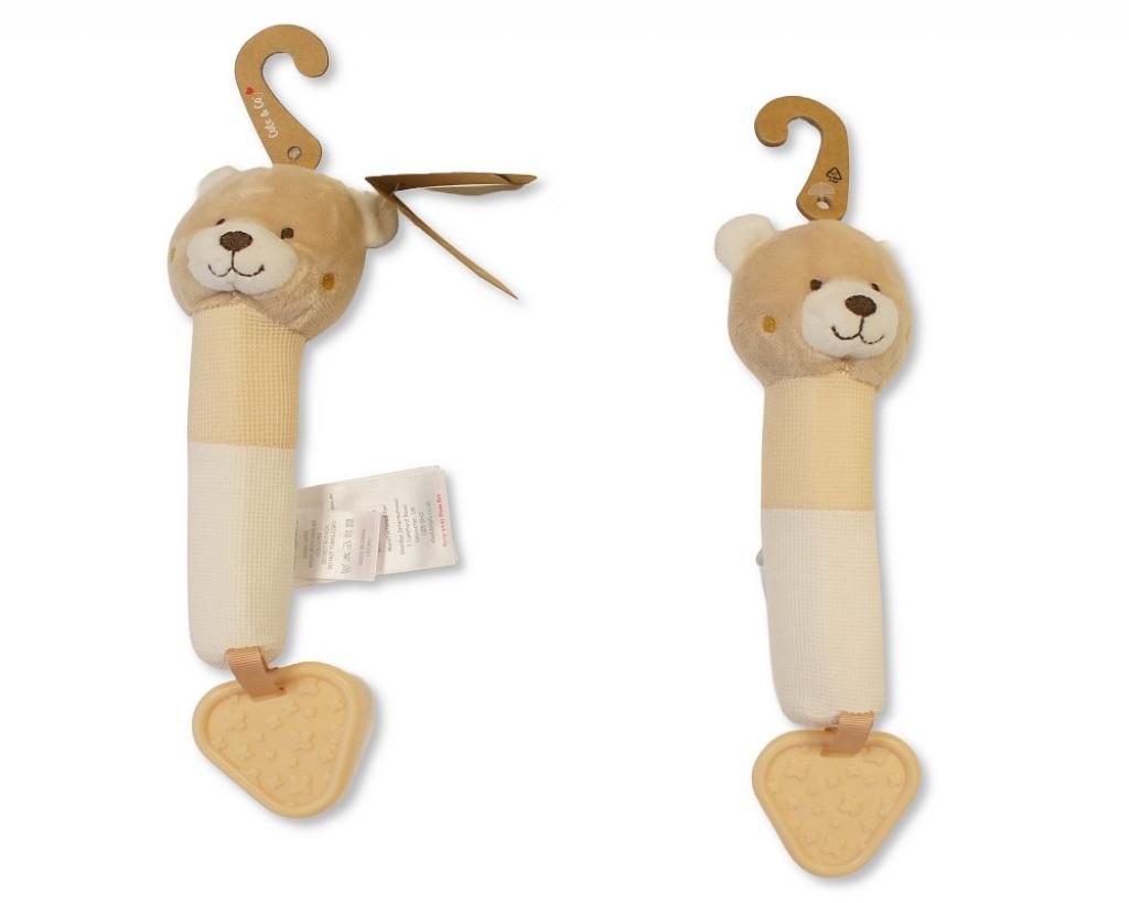 Cute & Co PT-26-0011 5035320260112 CC26-0011 Bear Squeaker with Teether