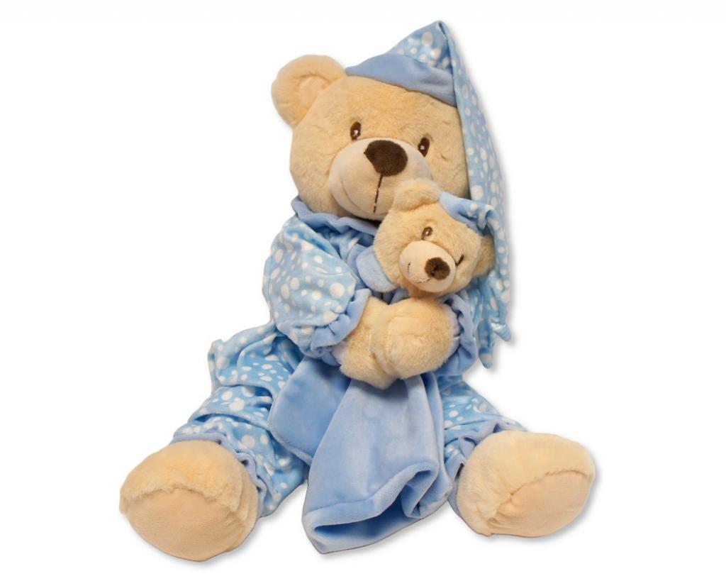 Cute & Co PT-26-0032S  CC26-0032S Sky Blue Bear with Baby Bear