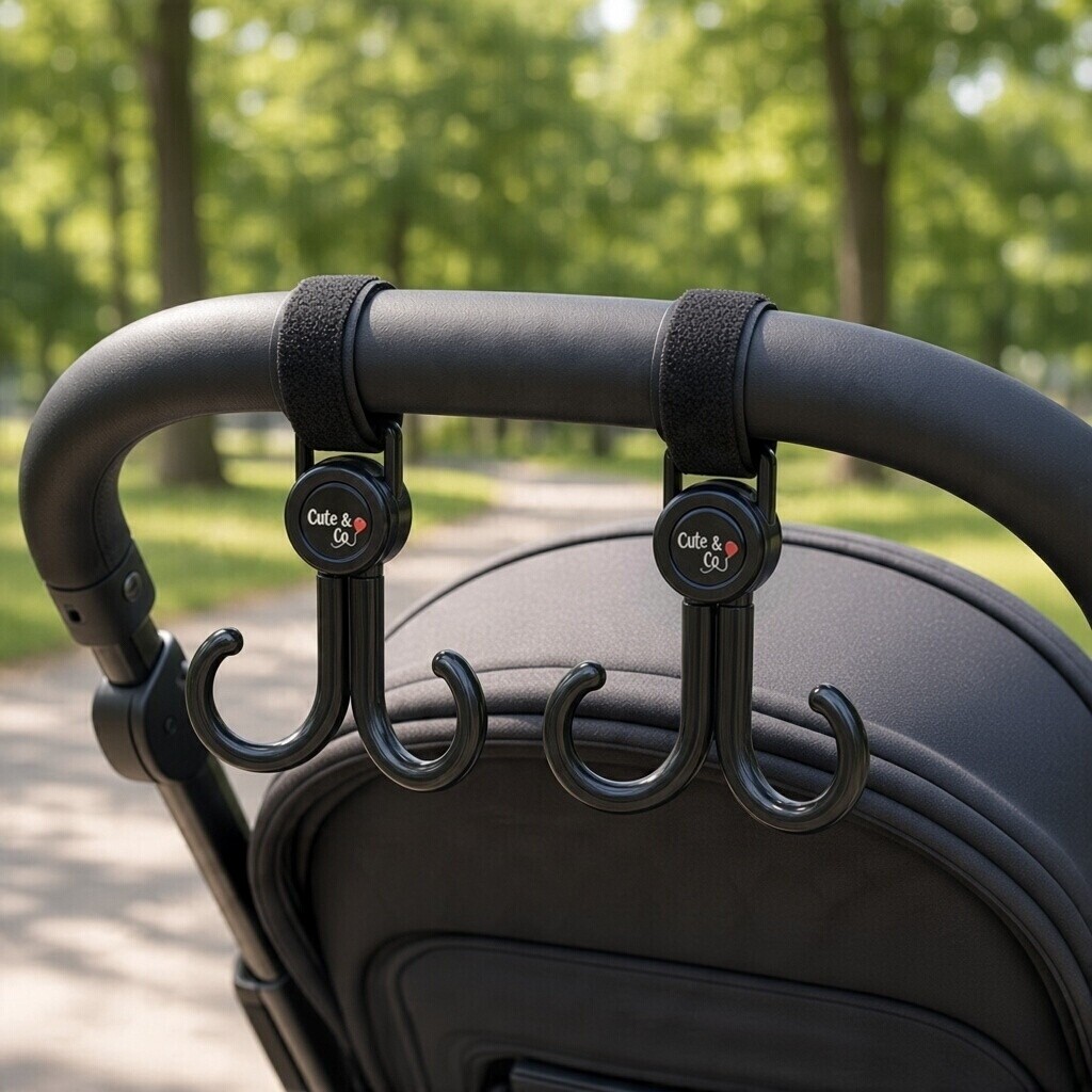 Cute &amp; Co AC-50-0003 * CC50-0003 Twin Pack Double Pushchair Hooks