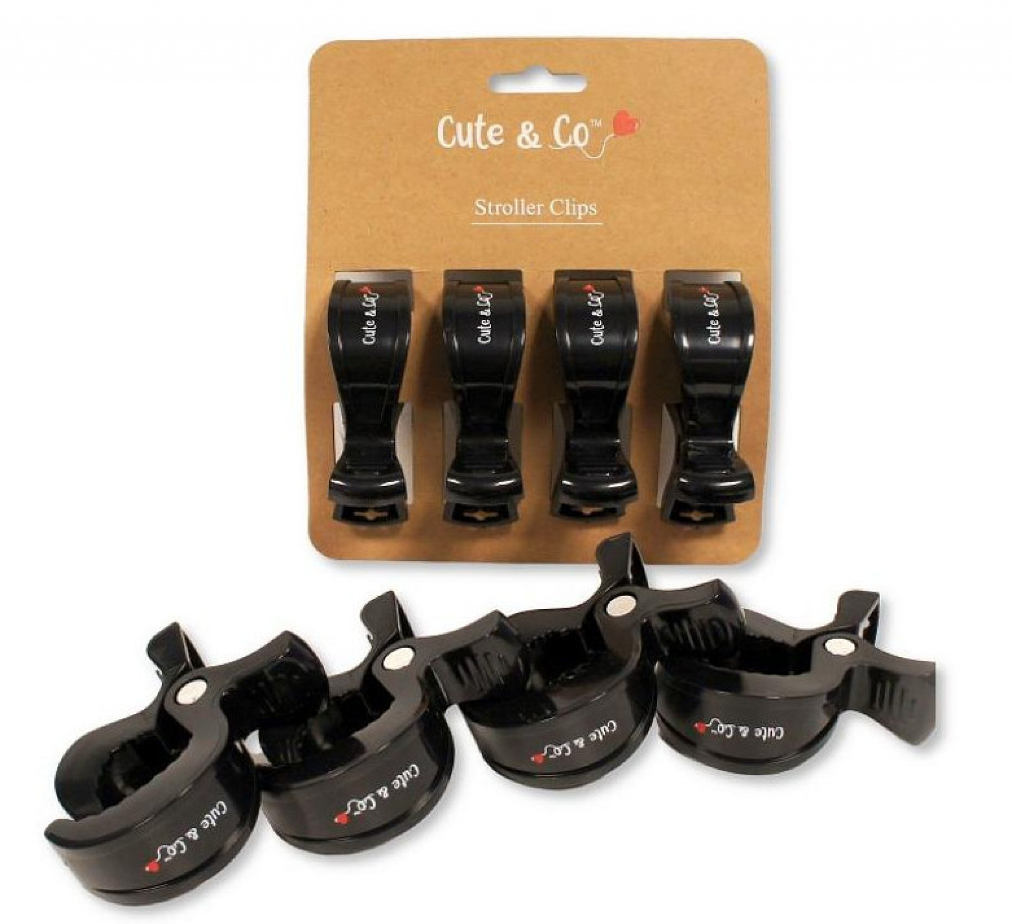 Cute & Co AC-50-0026  CC50-0026B Muslin Cloth Gripper(4 Pack)