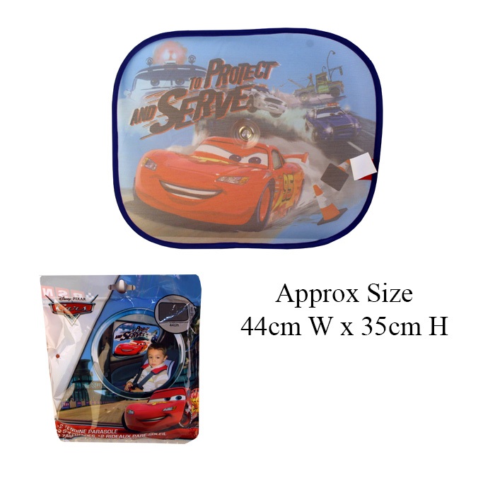 Disney (Official Licence)  8010898283128 DN68159 twin pack "Cars" Sunshade