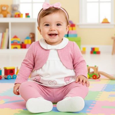 DSYG118P  Teddy Velour Two Piece set  ( 3-36 months)