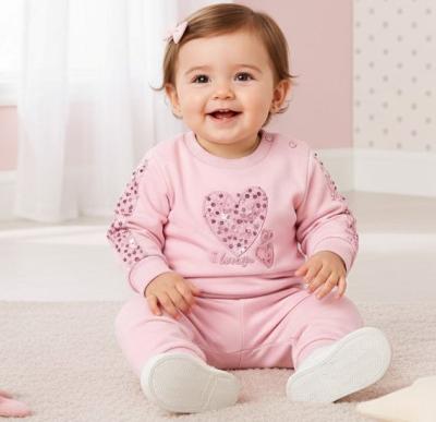 DSYG123P  Sequin Heart Two Piece set  ( 6-36 months)
