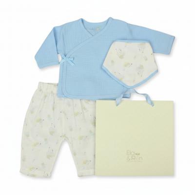 Ela & Ren Inspired by Nature GFT/E13420 * ER13420-S Cheesecloth Layette Teddy(0-6 months)