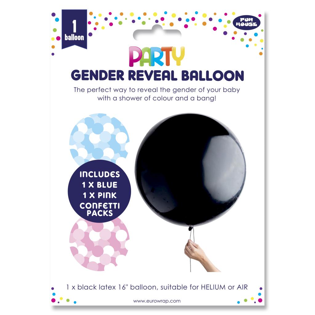 Eurowrap ClaireFontaine 23034-GRCC 5033601616672 EU23034-GRCC Gender Reveal Balloon