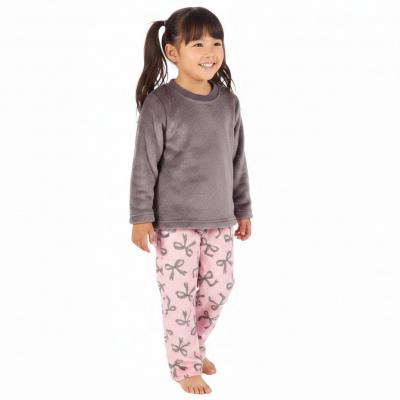 FD15C680G  Ribbon Tied Bow Lounge Set  ( 3-8 years)