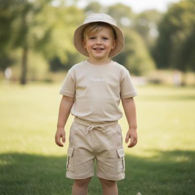 FDF09339-B   Palm tree Shorts Set with Hat (12-24 months)