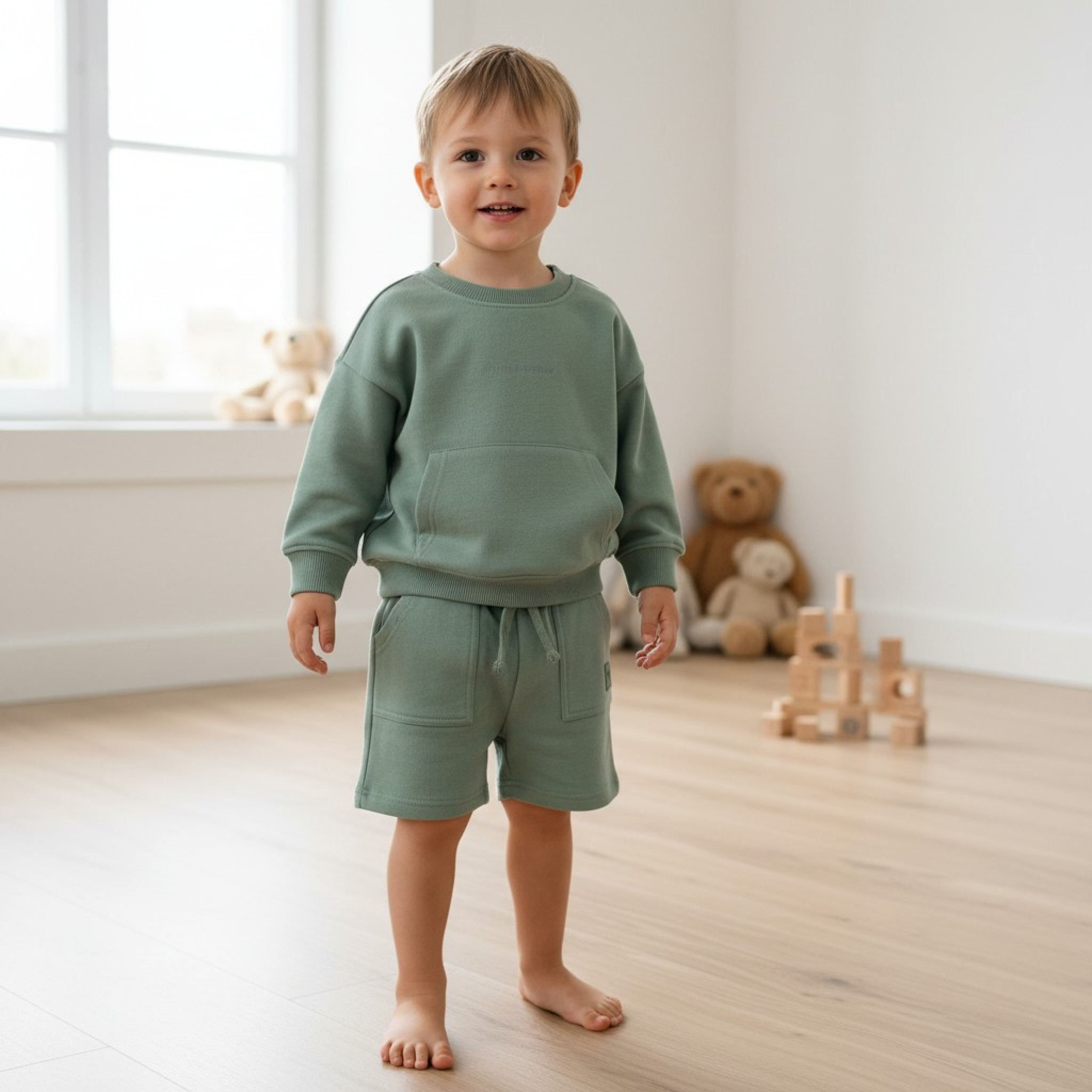 Fudo F09335TOD * FDF09355-C Sweatshirt and Shorts Set(2-4 years)