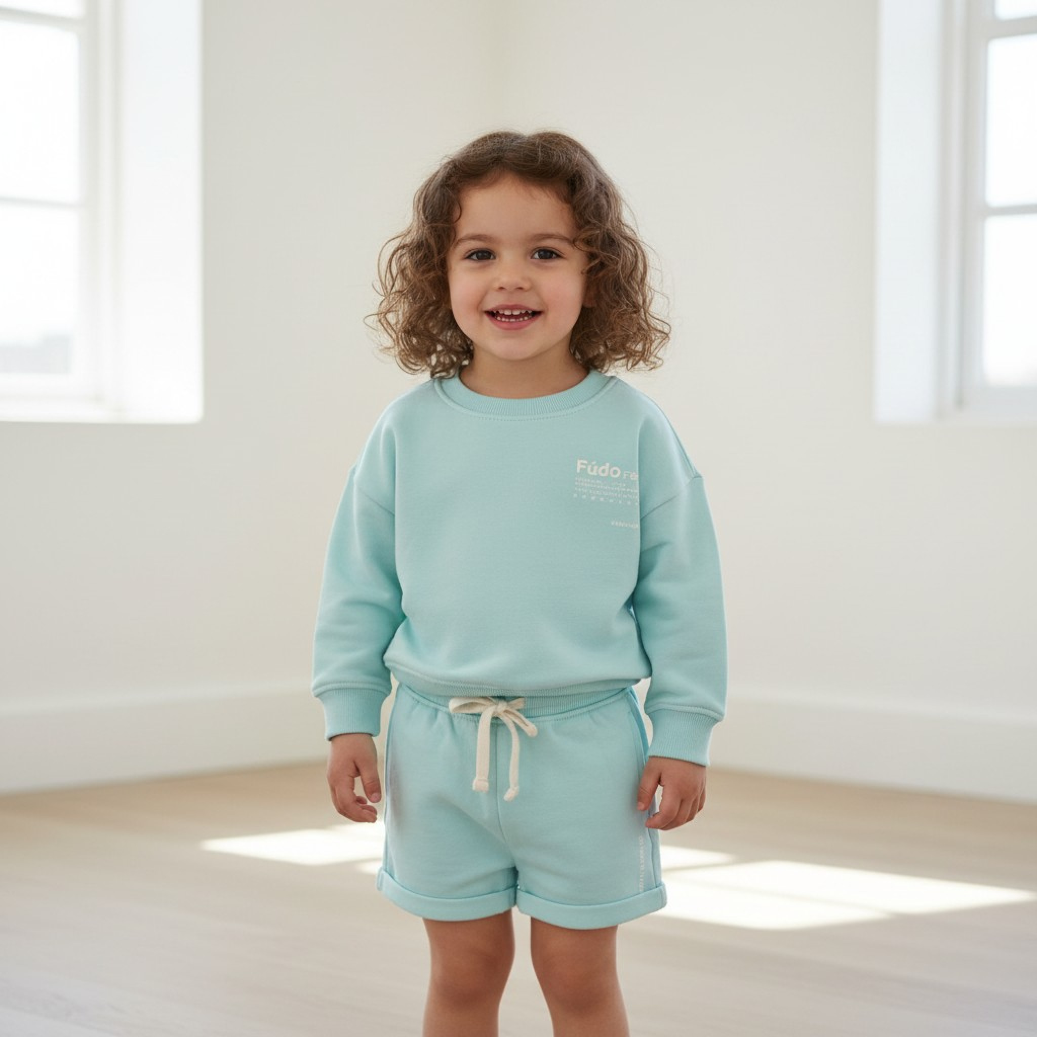 Fudo F09369TOD * FDF09369-C Sweatshirt and Shorts Set(2-4 years)