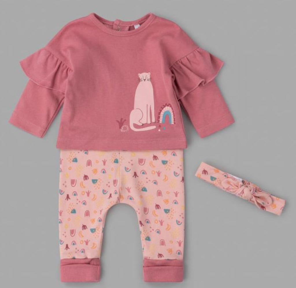 HOME GROWN BABY (organic) China * HGBV21621 Organic DAMAGED HANGER "Rainbow" (0-18)