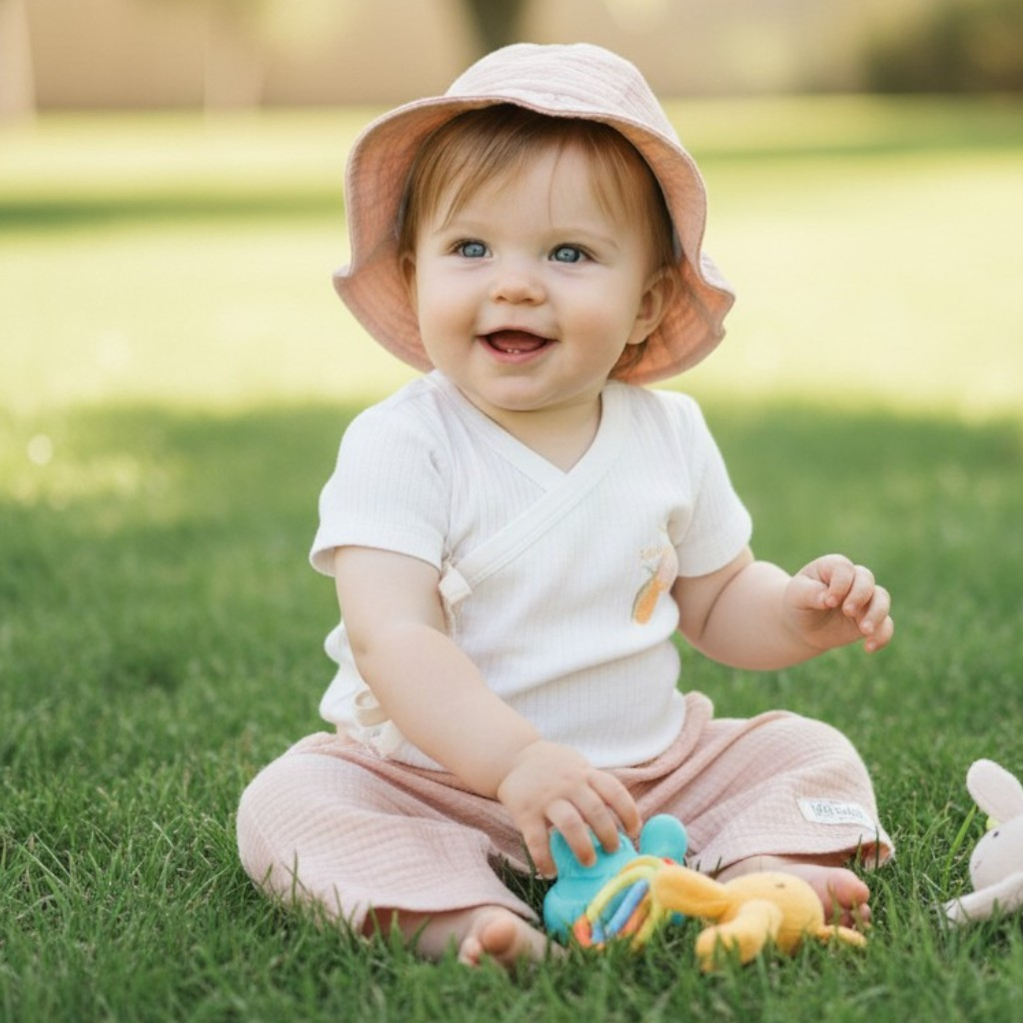 HOME GROWN BABY (organic) D07194 * HGD07194-E Organic Ribbed Three Piece "Fruit" (0-12 months)