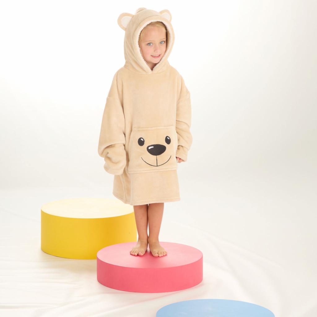 Huggable Hoodie 18C943  HH18C941 Teddy Bear Oversize Hoodie (3-6 years)