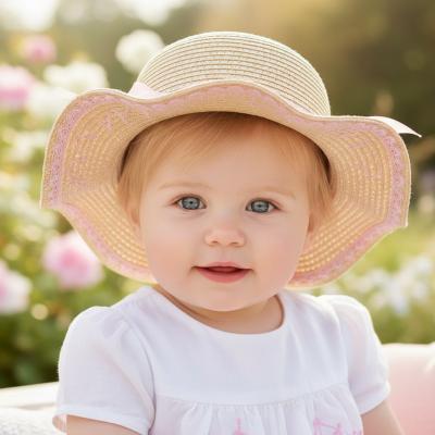 JF0503-0807  "Princess" Straw Hat  (12-24 months)