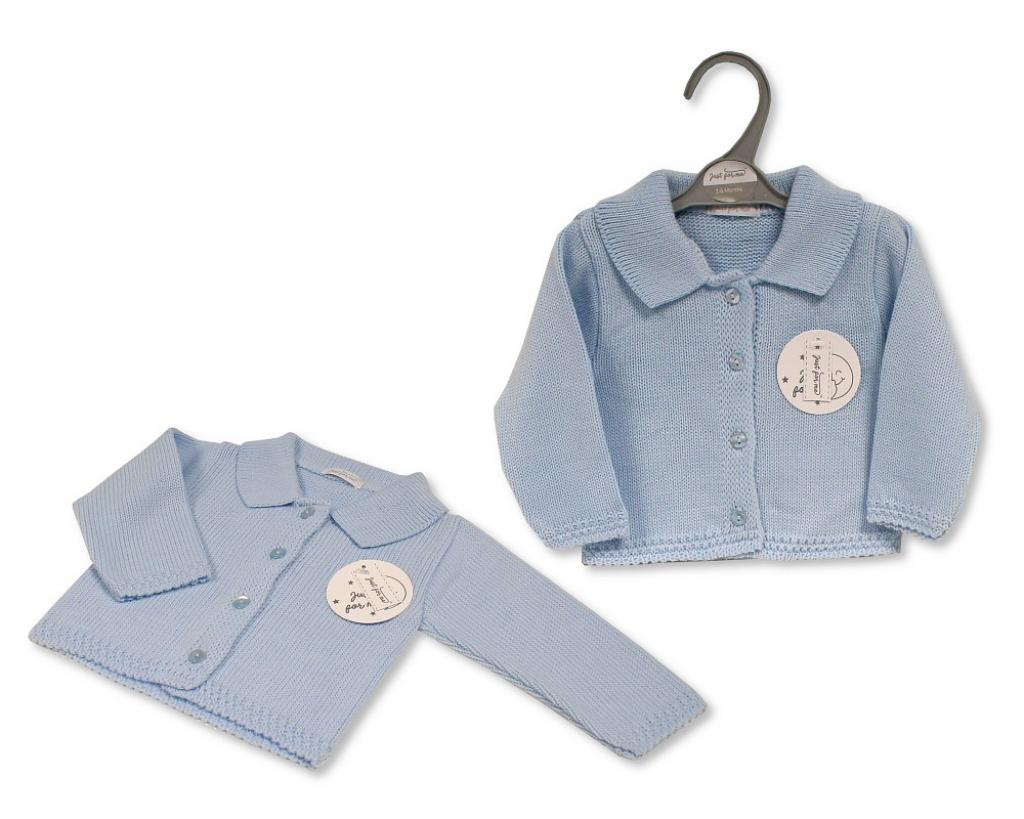 Just For Me BW-10-584S 5035320605845 JF10-584S Sky Cardigan (Newborn - 9 months)