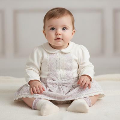 JF2020-2664  Jacquard Skirt and Blouse Set  (Nb - 9 months)