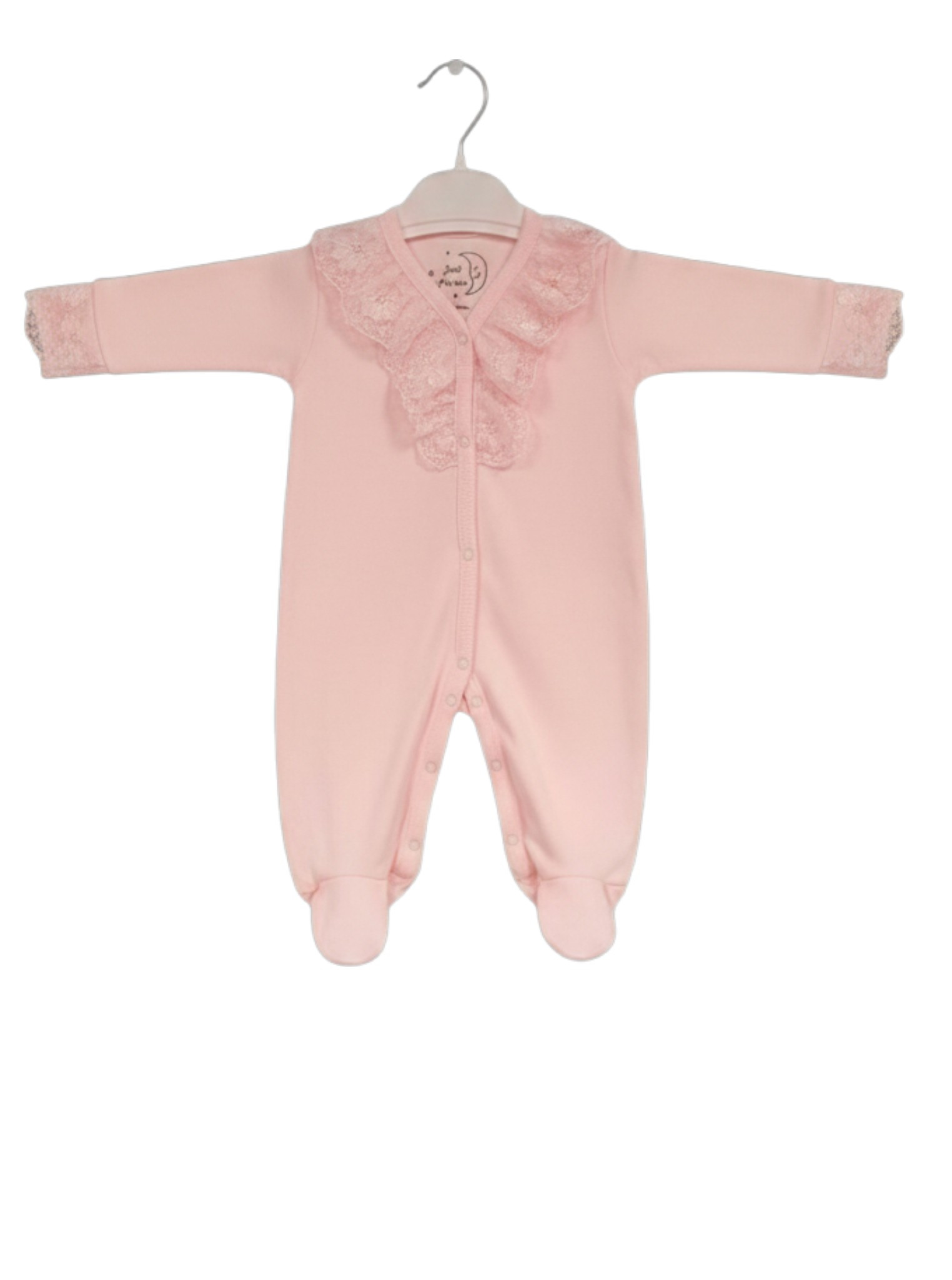 Just For Me BIS-2120-6225 5035320162256 JF2120-6225-P "Lace" All In One (0-6m)