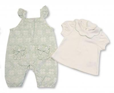 Just For Me 2120-6243 5035320162430 JF2120-6243 Jacquard Romper Set (Nb - 9 months)