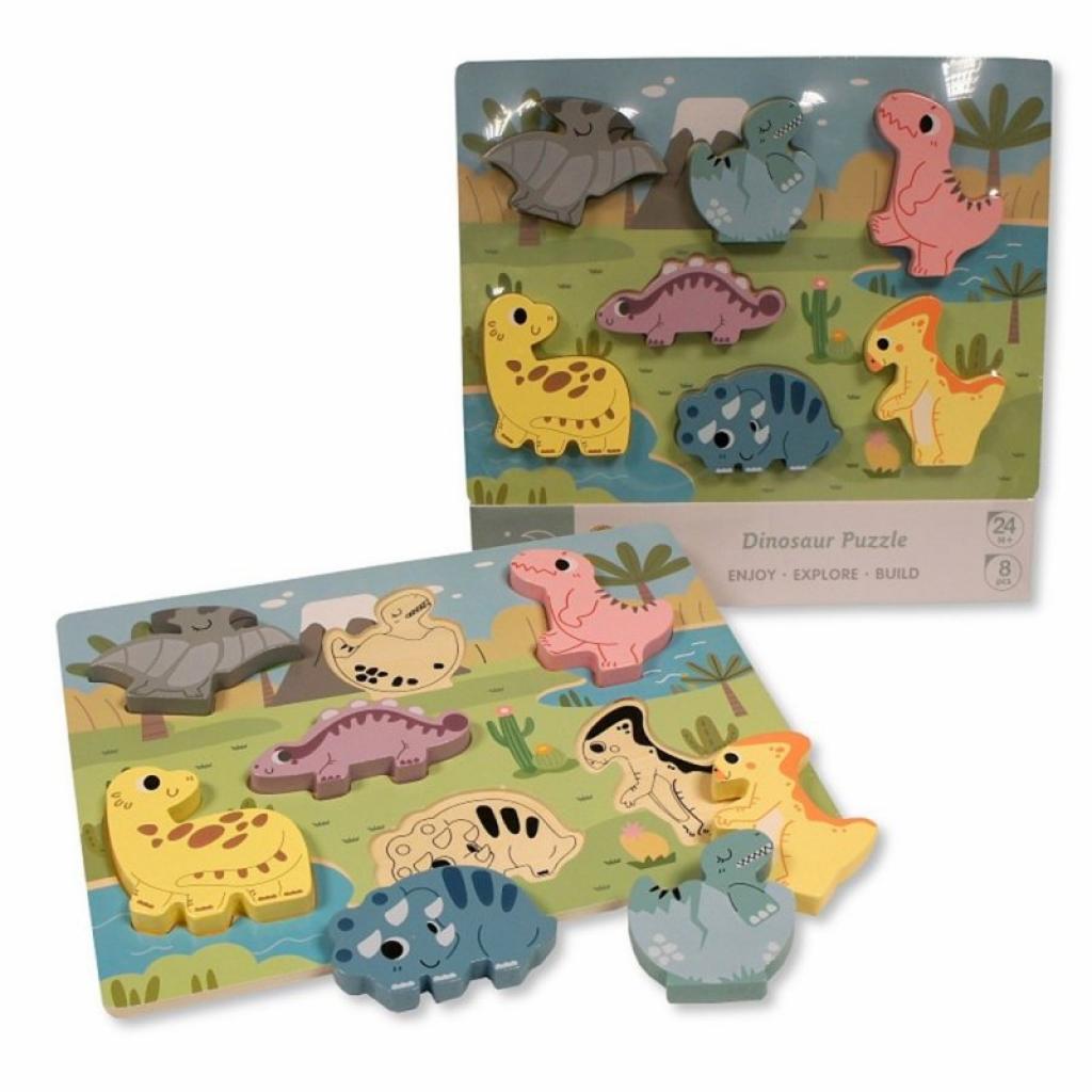 Just For Me BT-24-0001 5035320240015 JF24-0001 Wooden Dinosaur Puzzle