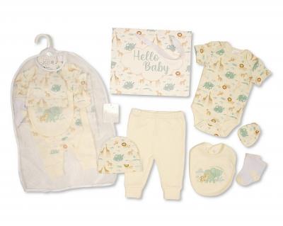 Just For Me Gp-25-1368 503532025368 8 JF25-1368 Friends 8 Piece Layette Set & Bag (0-6m)