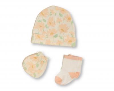 Just For Me Gp-25-1369 503532025369 5 JF25-1369 Flowers 8 Piece Layette Set & Bag (0-6m)