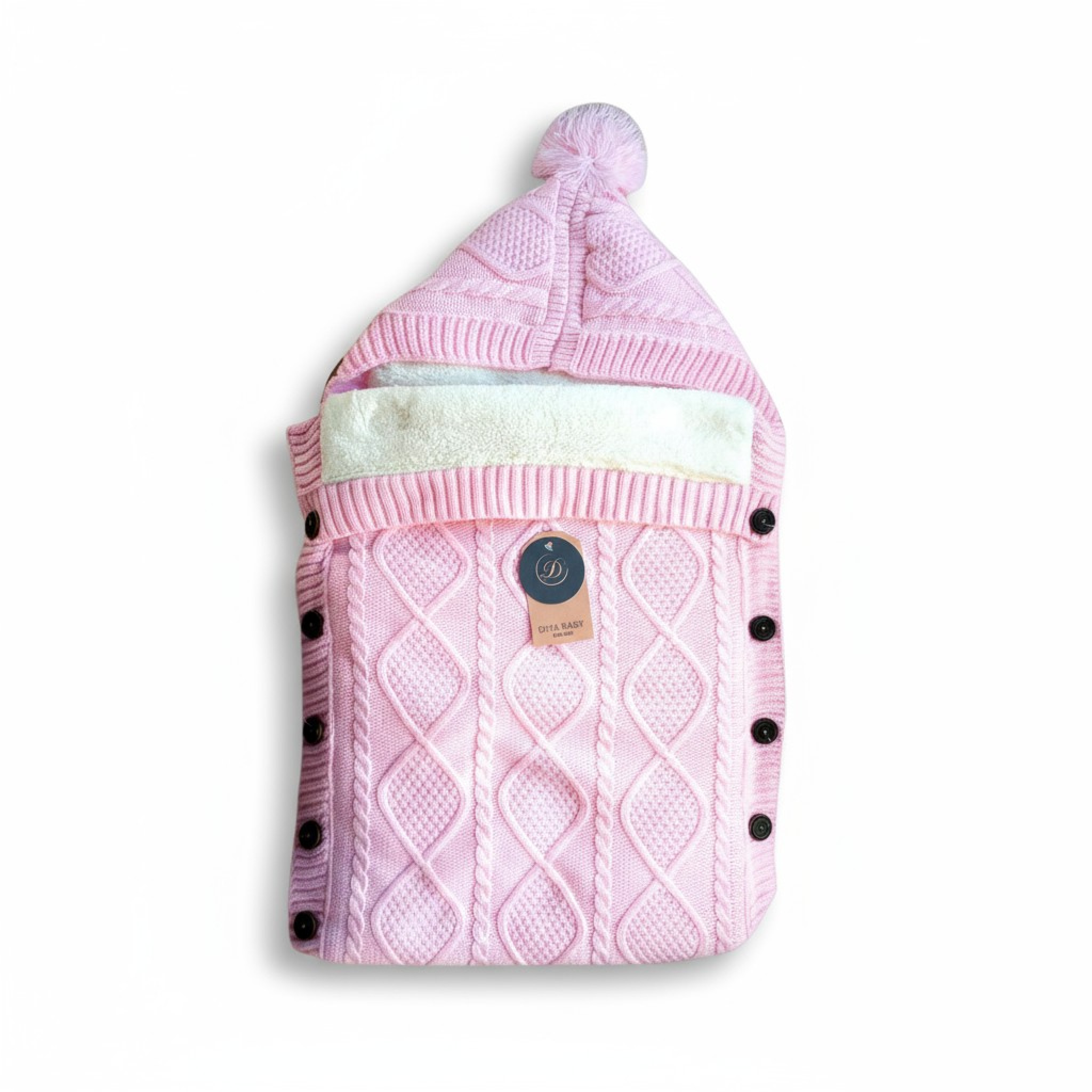 Junior Kids  * JK1116P Pink  Knit Swaddle