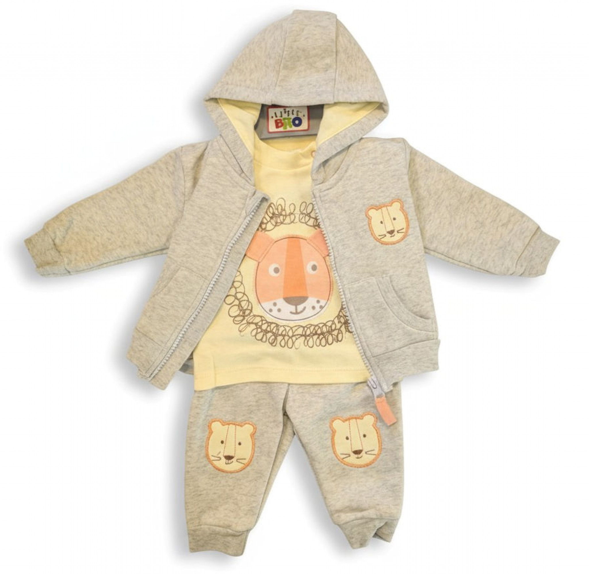 Just Too Cute  * JT9810G "Lion" 3 Piece Set (3-12 months)