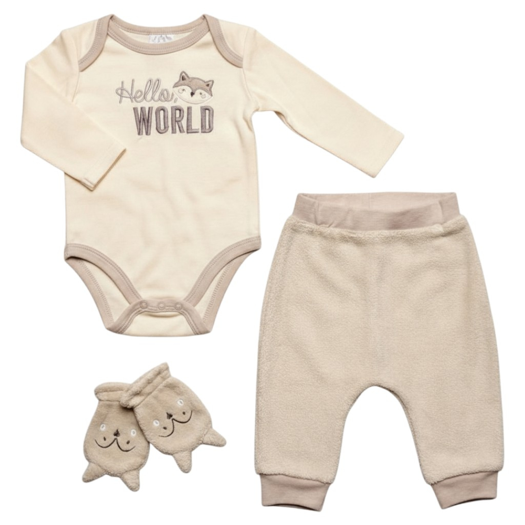 Just Too Cute 45JTC9837 * JT9837E "Hello World" Set (0-9 months)