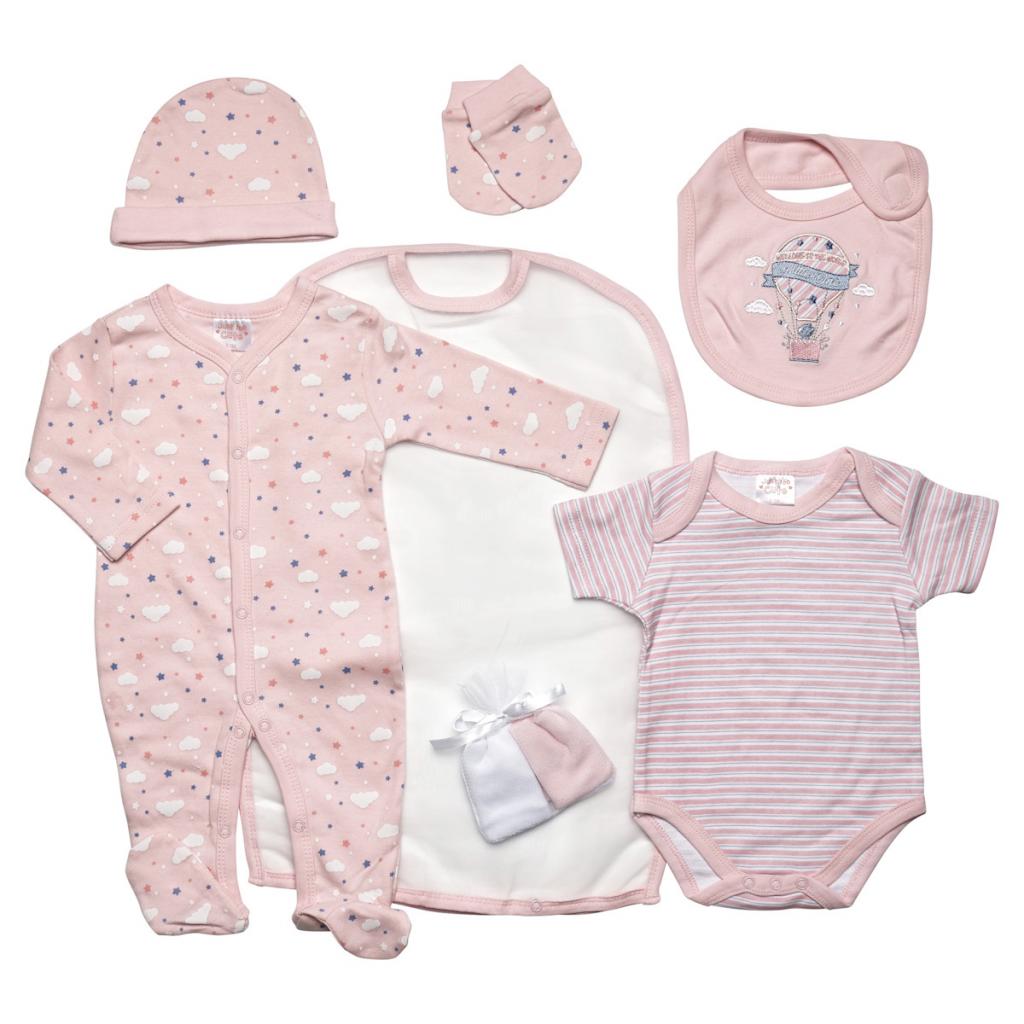 Just Too Cute 45JTC8898 5055323188695 JTC8898 7 Piece  Clouds Layette set (0-3 months)