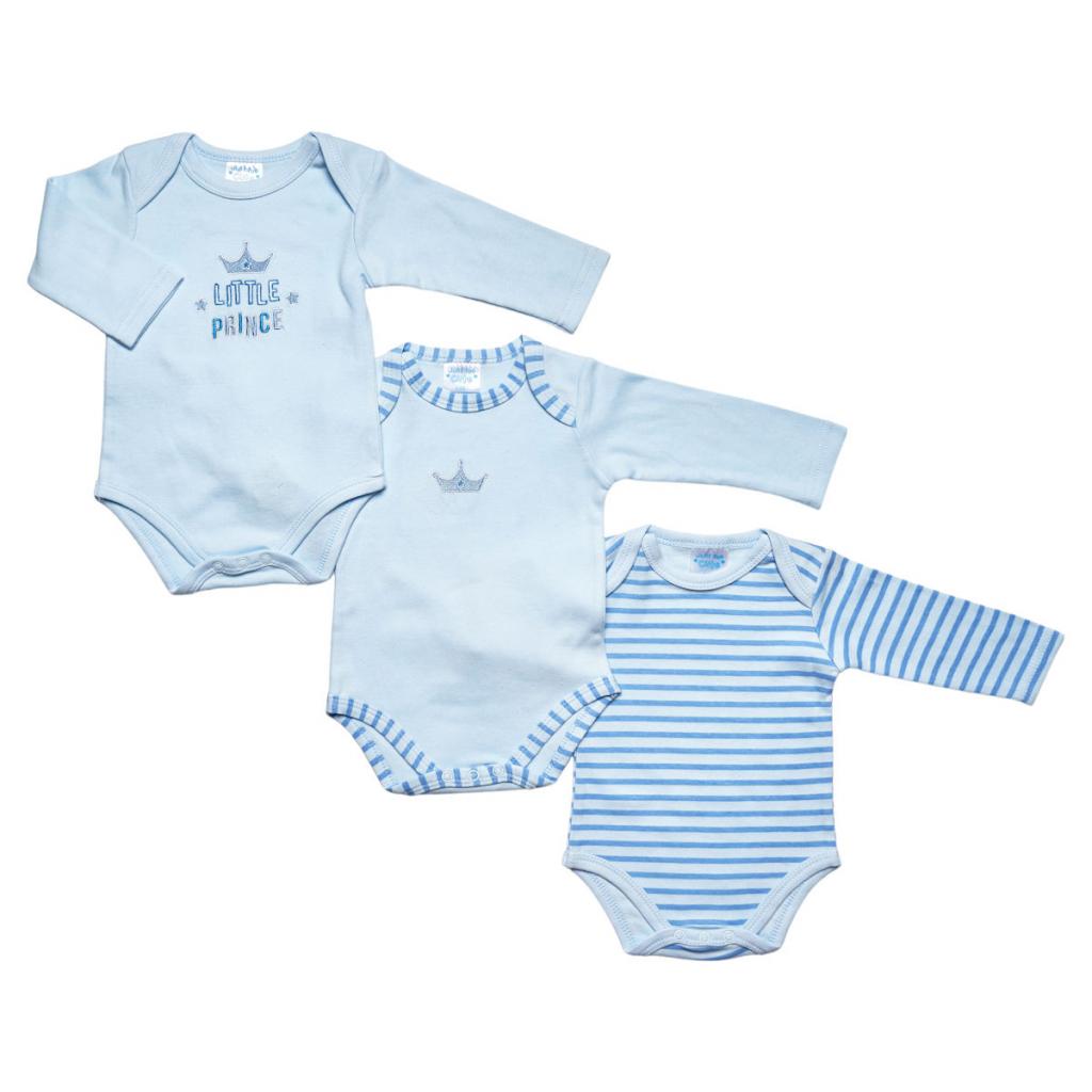 Just Too Cute China * JT9123LB "Little Prince" Long Sleeve Bodysuit (Newborn - 9m)