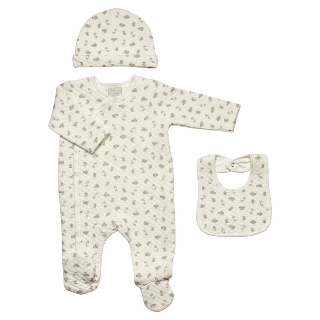 Just Too Cute 65JTC9131 5055323195600 JT9131 "Animal" 3 Piece Layette Set (0-6 month)