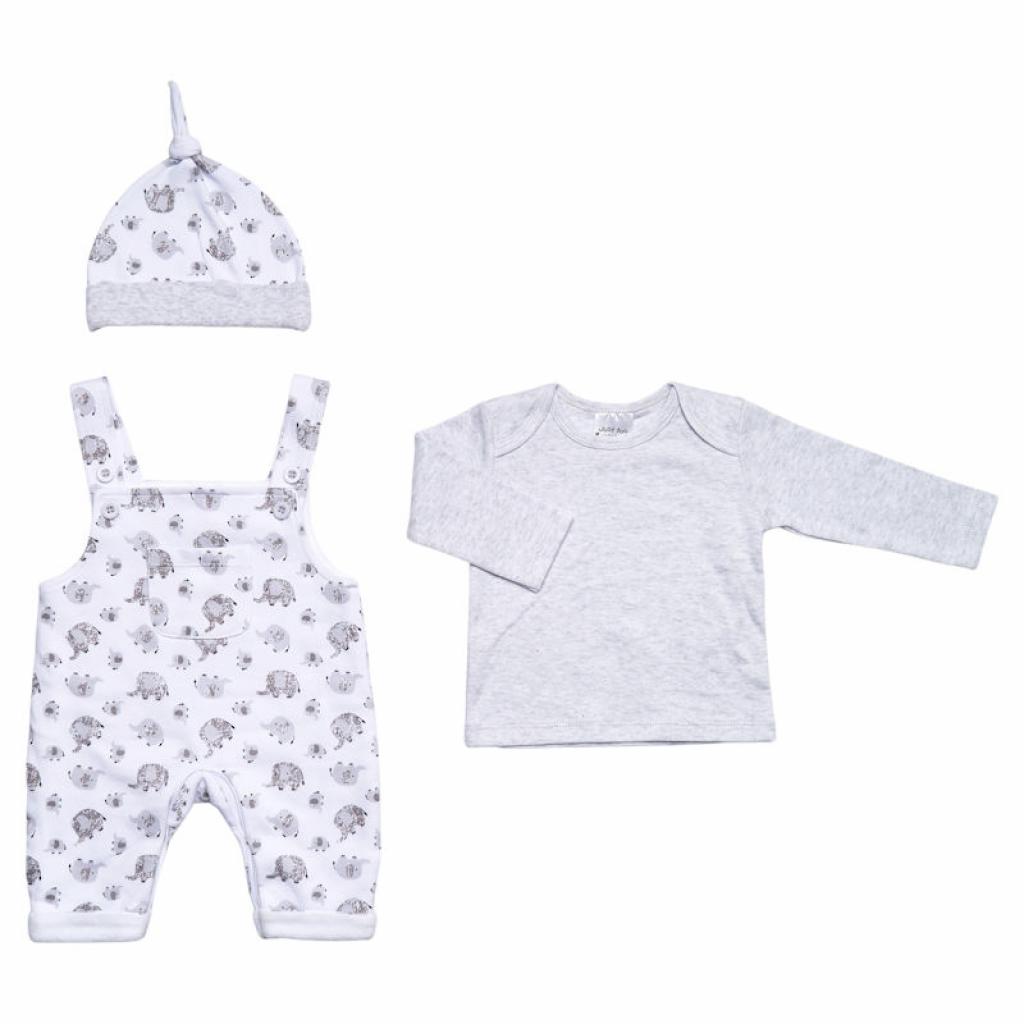 Just Too Cute  * JT9778  "Elephant" Dungaree Set (0-9 months)