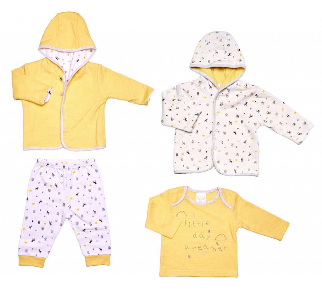 Just Too Cute  * JT9796 Reversible "Day Dreamer" Jacket Set (0-6 months)