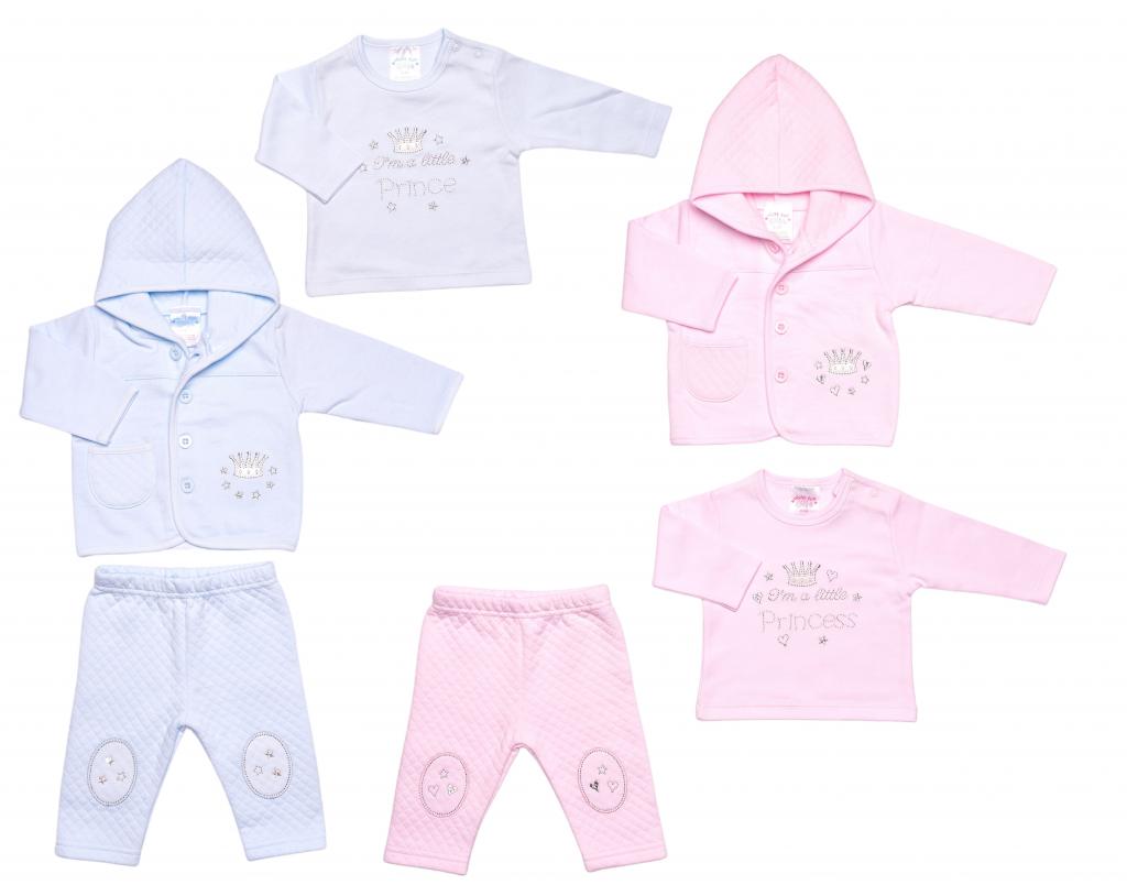 Just Too Cute  5056511304781 JT9823 Pointelle "Make a Wish" 3 Piece Set (NB-3m)