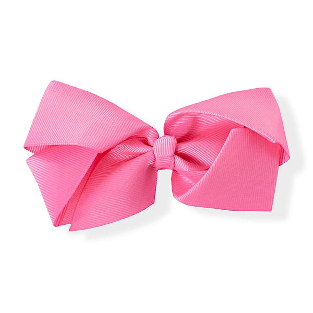 Kids Club London HC130FUCHSIAPINK  KCHC130-F Fuchsia Grosgrain  Bow Clip