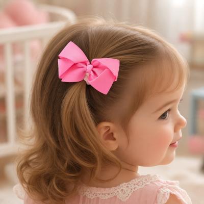 KCHC130F  Fuchsia Bow Hair Clip 