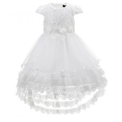 Kids Club London  * KCL8906W White lace dress (6-24 months)