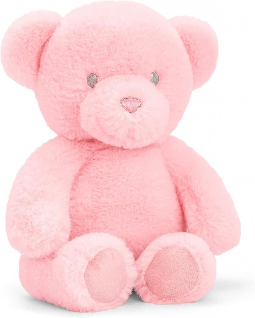 Keel Toys SE0234 * KTSE0235-P KeelEco 35cm Teddy Pink (100% Recycled)
