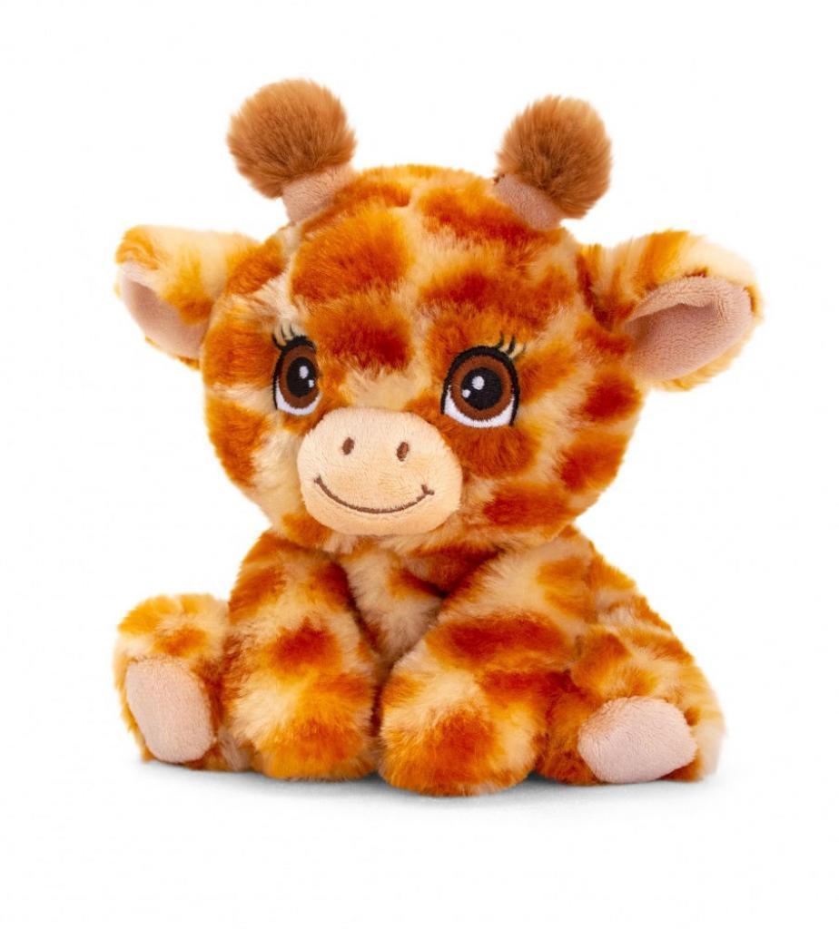 Keel Toys SE1092 5027148010888 KTSE1088 16cm Eco Adoptable World Giraffe