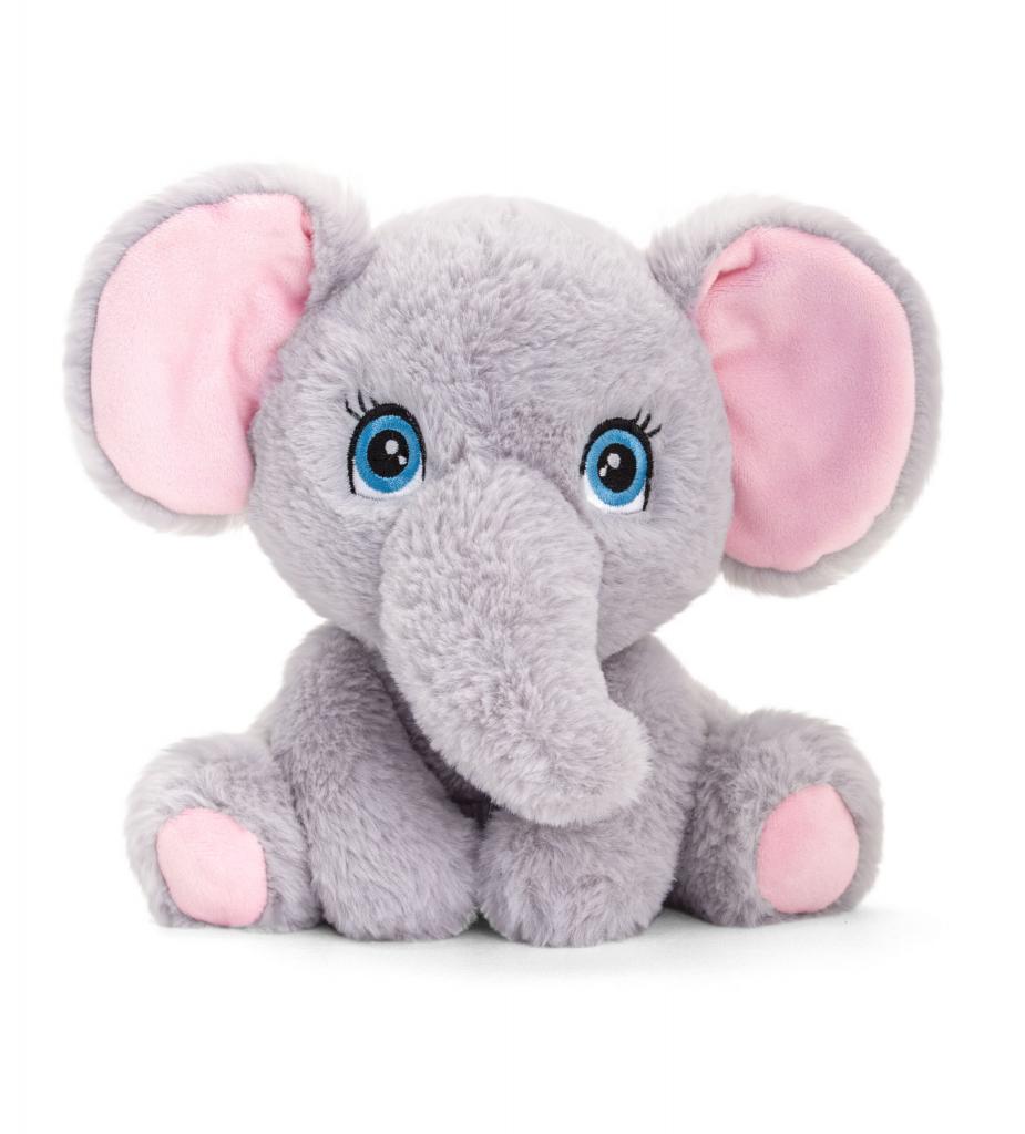 Keel Toys SE1090 5027148010901 KTSE1090 16cm Eco Adoptable World Elephant