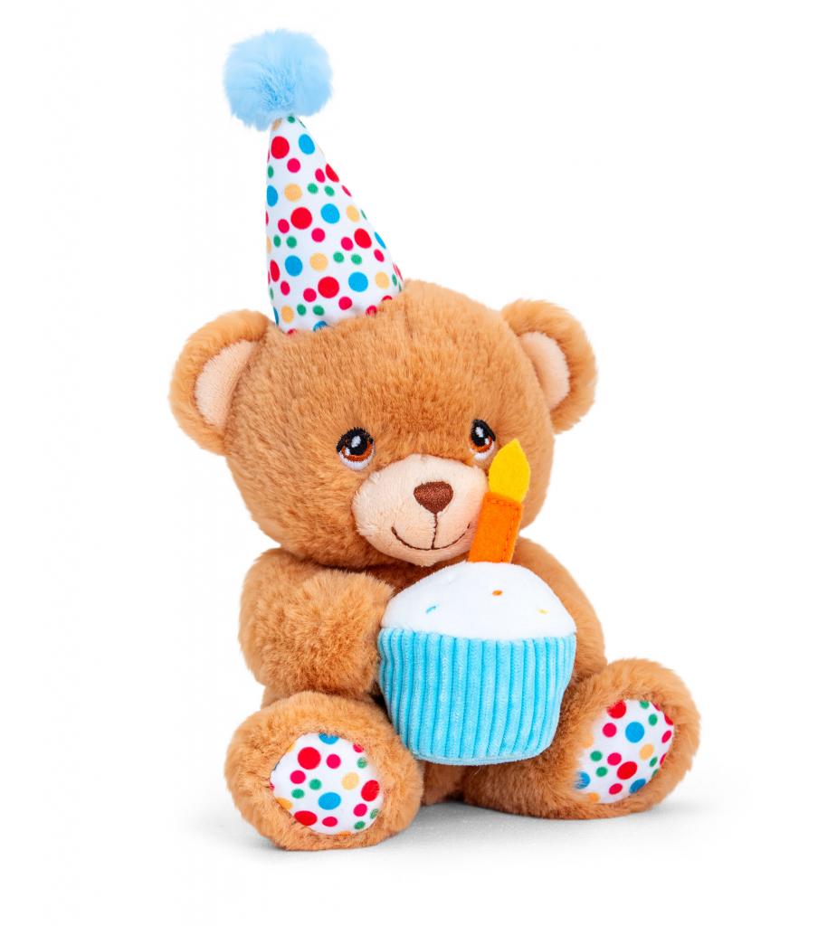 Keel Toys SE1098 5027148010987 KTSE1098 15cm Eco Happy Birthday Bear