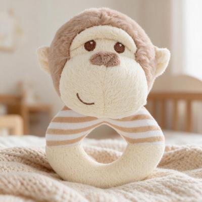 KTSE2076  KeelEco 14cm Marcel Monkey Ring Rattle  (100% Recycled)