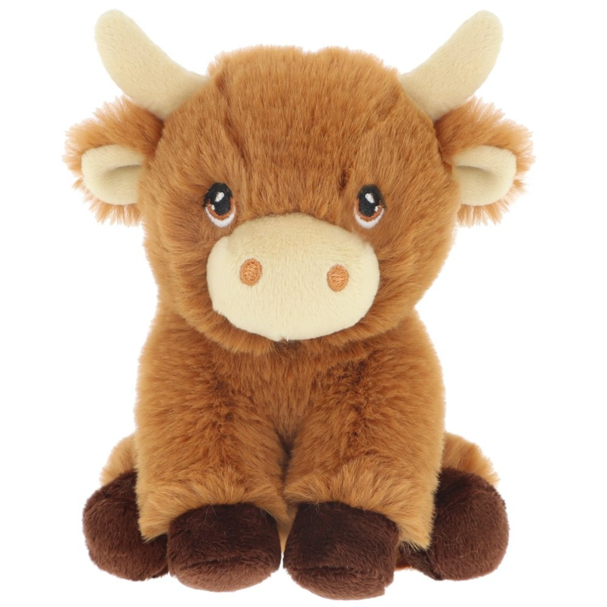 Keel Toys SE3325 * KTSE3325 KeelEco 12cm Mini Collectable Shaggy Cow