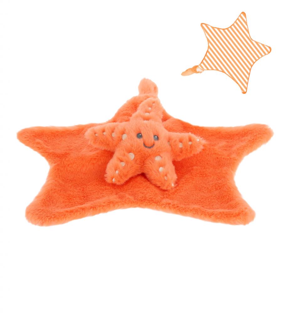 Keel Toys SE3514 5027148035140 KTSE3514 KeelEco 32cm baby Squish Starfish Comforter