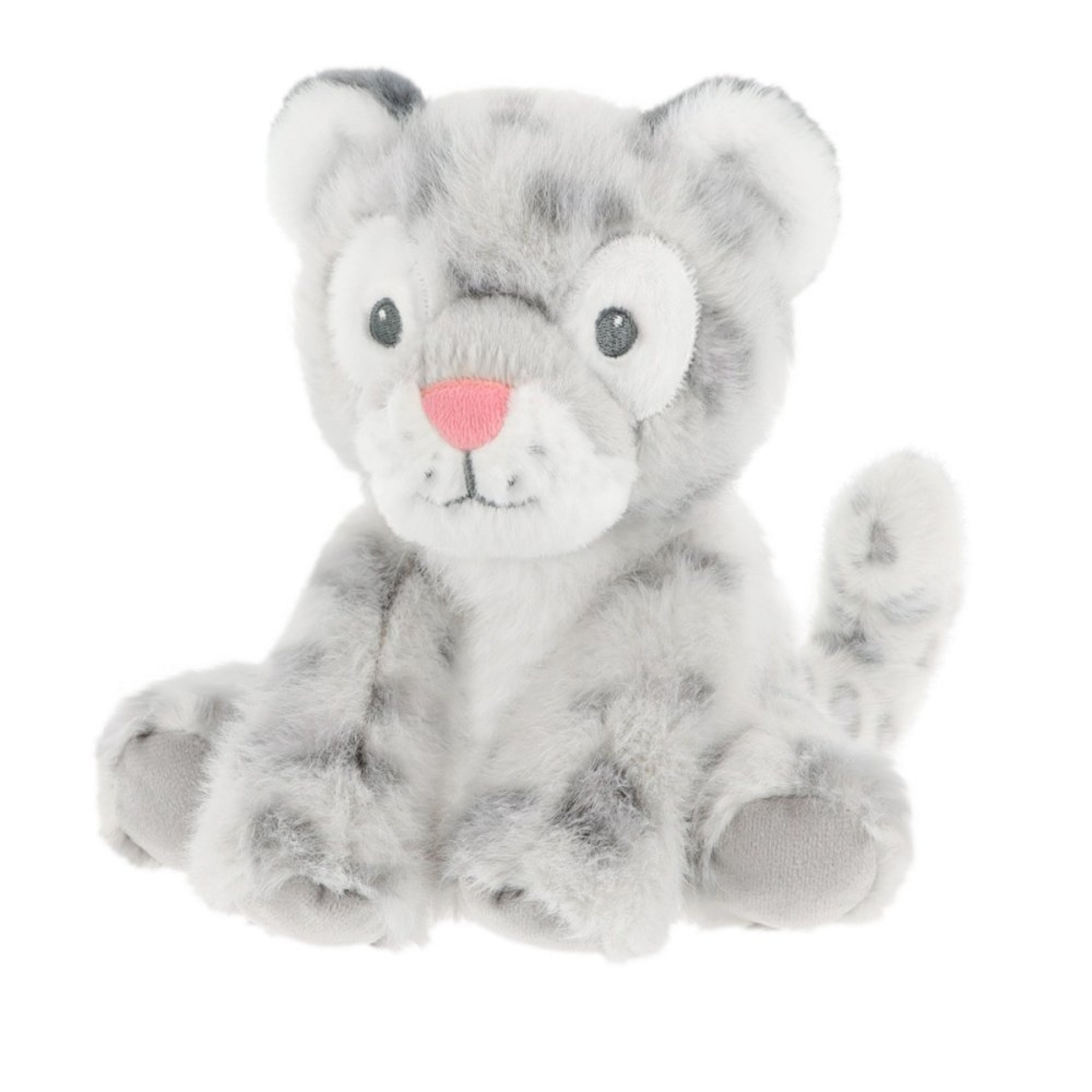 Keel Toys   KTSE4928 Keeleco Snow Leopard 100% Recycled 14cm