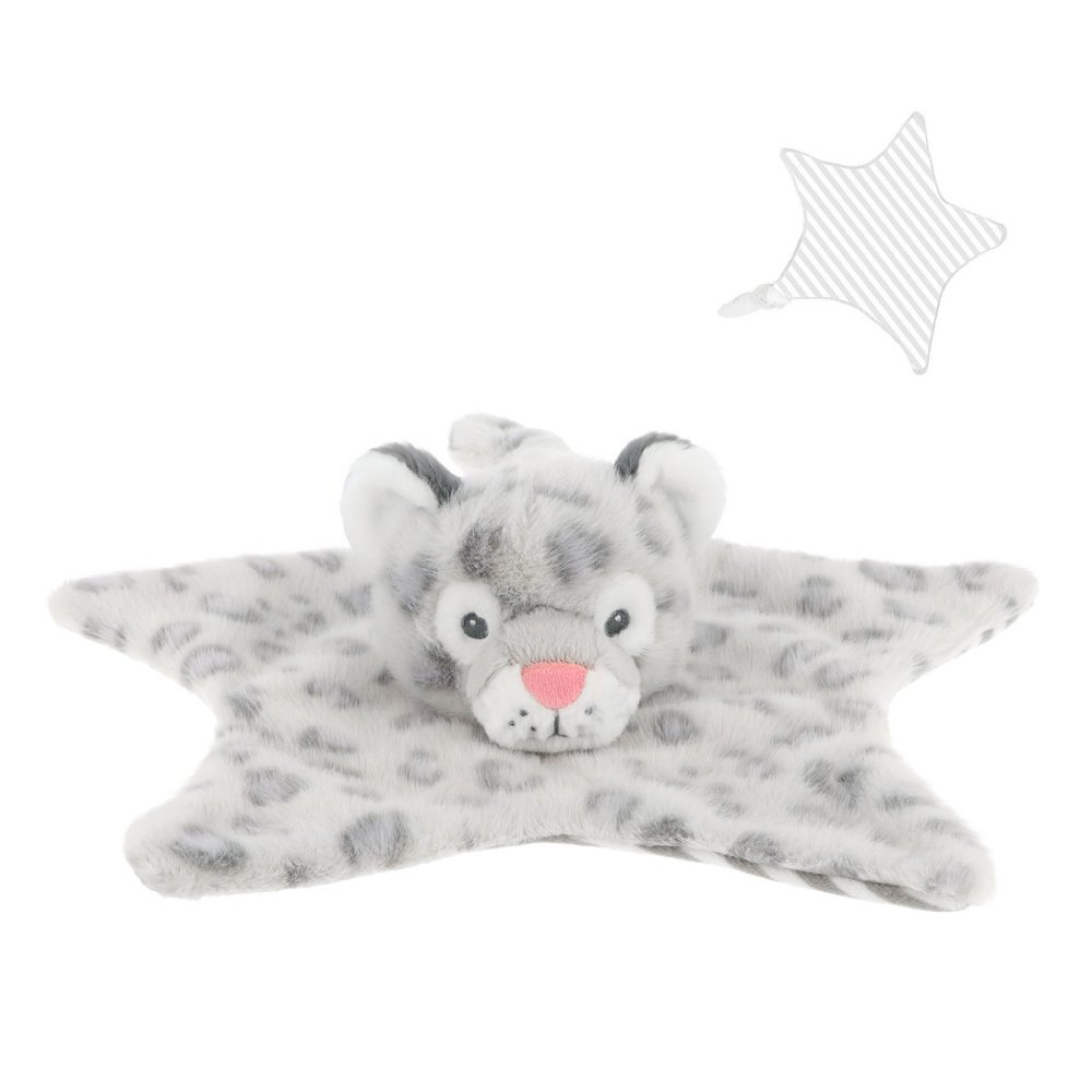 Keel Toys SE4939 * KTSE4939 KeelEco 32cm Snow Leopard  Comforter (100% Recycled)