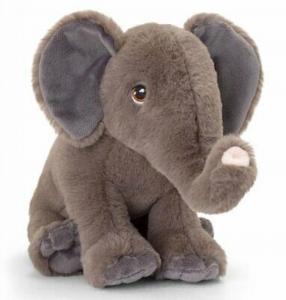 Keel Toys SR6118 5027148061187 KTSE6118 KeelEco 18cm Elephant (100% Recycled)