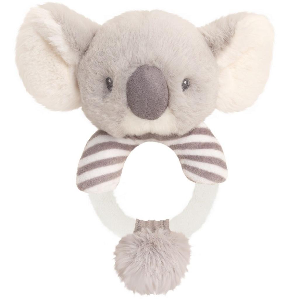 Keel Toys  5027148067134 KTSE6713 Eco Cozy Koala Ring Rattle