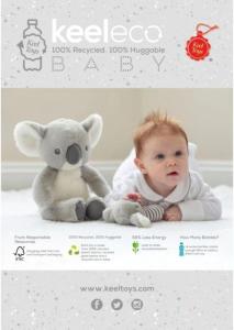 Keel Toys SE6719 5027148067196 KTSE6719  14cm KeelEco Huggy Giraffe Ring Rattle